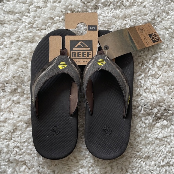 REEF Kids Slap II Sandals Flip Flops 13/1 - Picture 1 of 11